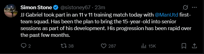 他在过去几, 曼联